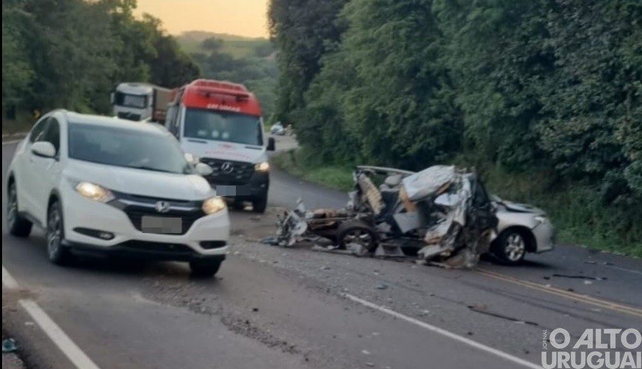 Acidente na BR-386 resulta em duas mortes entre FW e Iraí