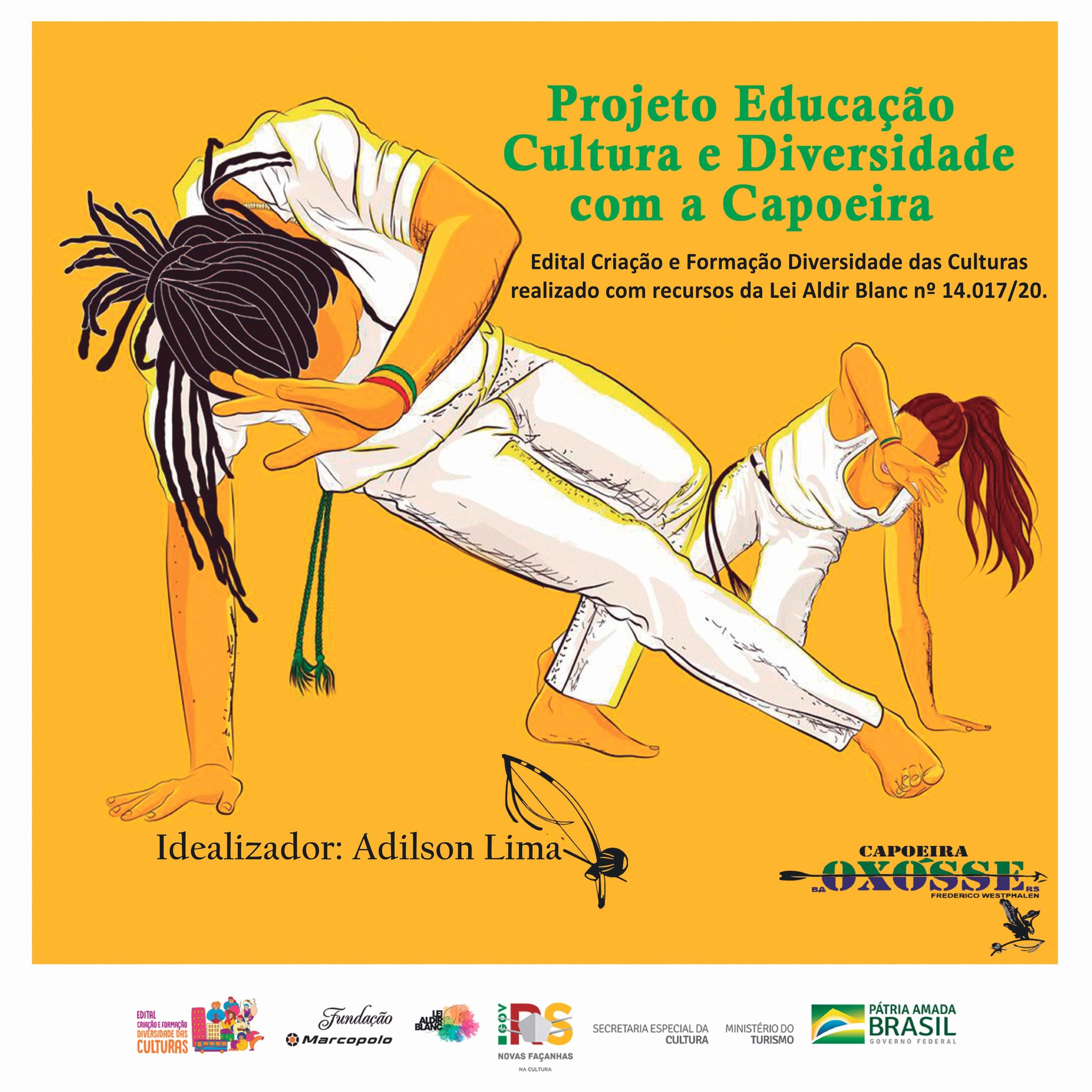 Projeto oferta aulas de capoeira e dança gratuitas em FW