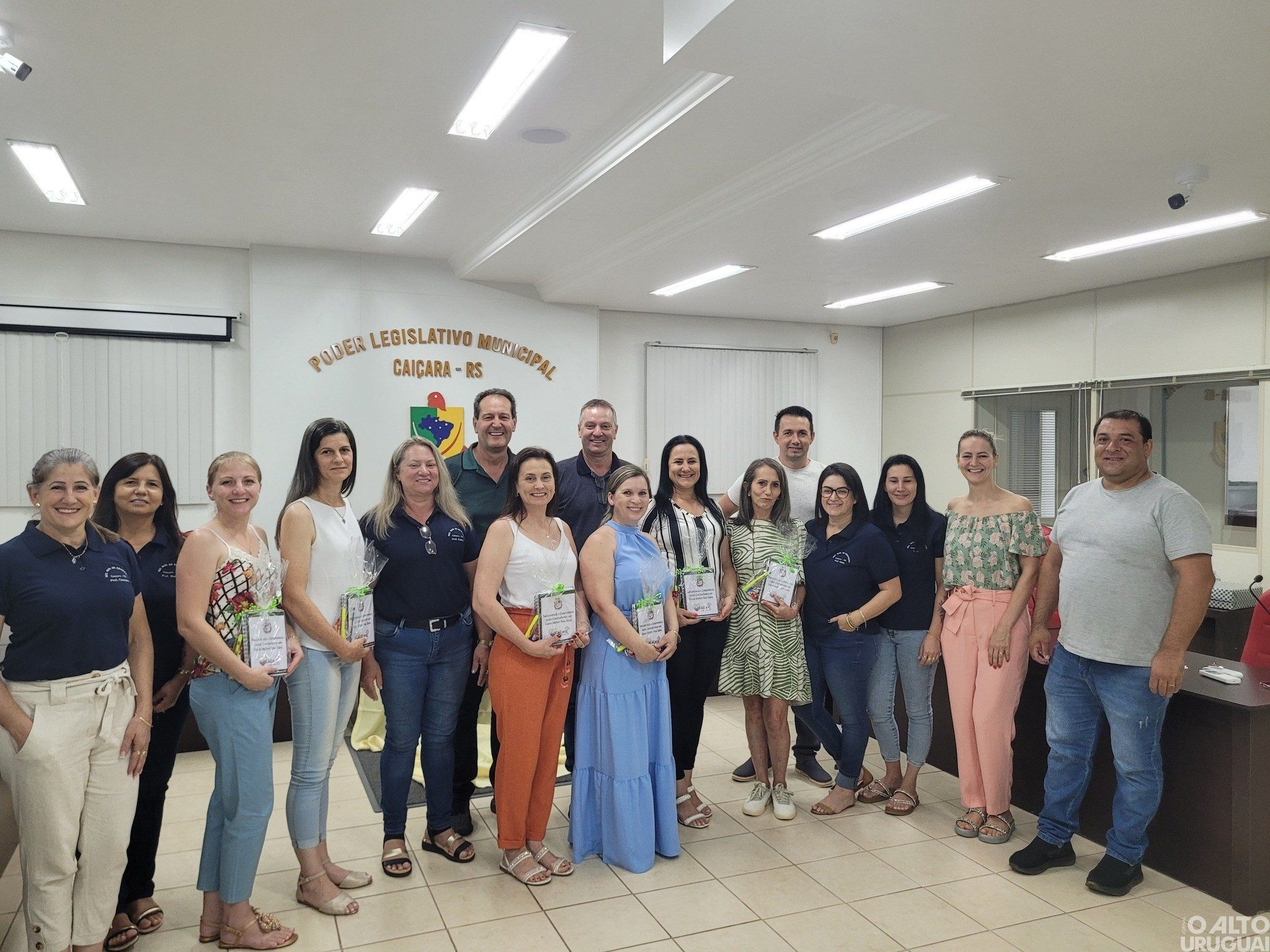 Posse das novas diretoras e coordenadoras marca avanços na educação de Caiçara