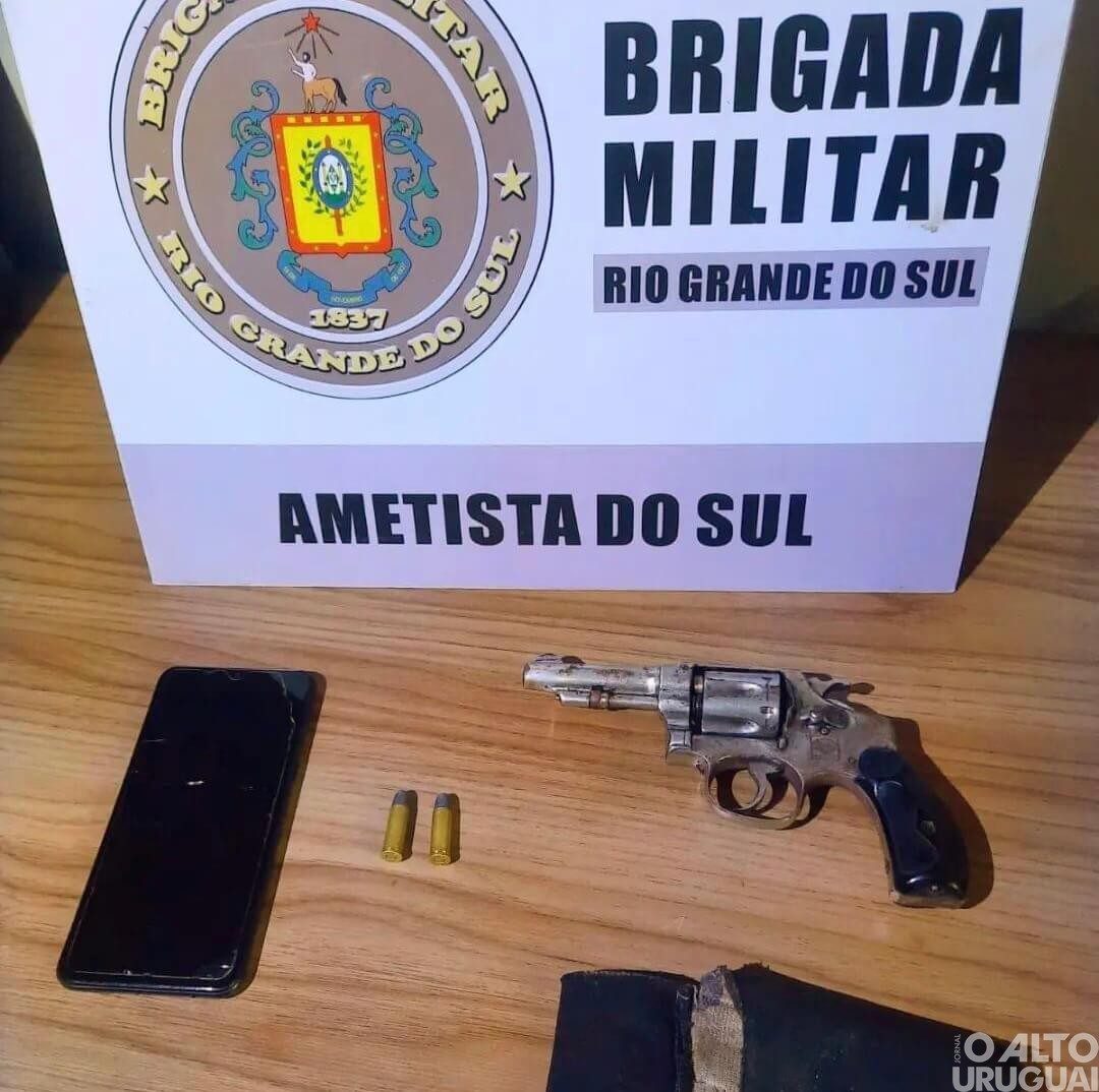 Jovem é preso em Ametista do Sul