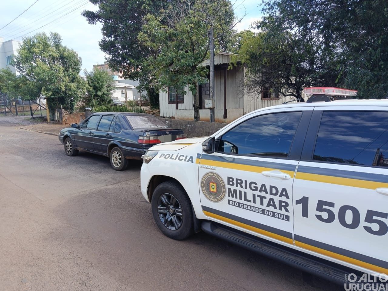 Brigada Militar prende suspeito e recupera veículo em Frederico Westphalen