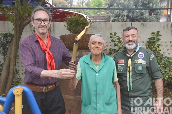 Centelha do Fogo Simbólico da Pátria chega a FW