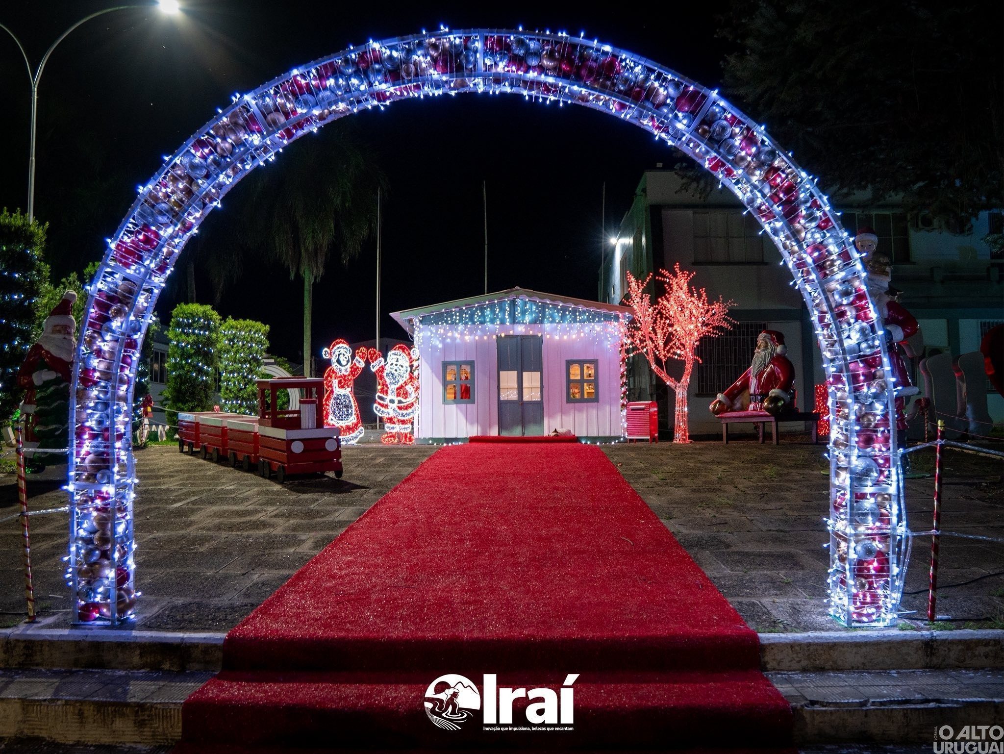 Natal Encantado das Águas 2025 inicia em Iraí