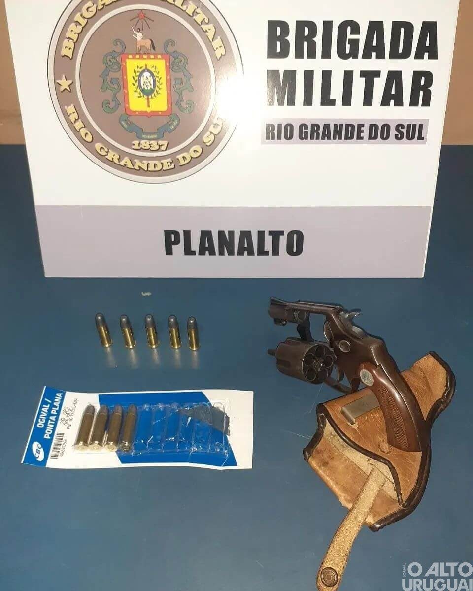 Homem é preso por porte ilegal de arma de fogo em Planalto