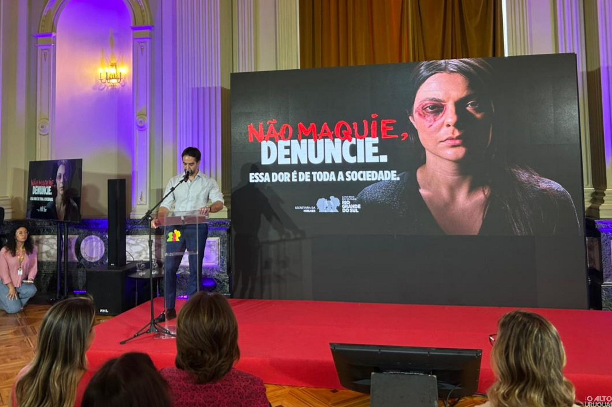 Governo RS lança campanha “Não maquie a violência contra a mulher”