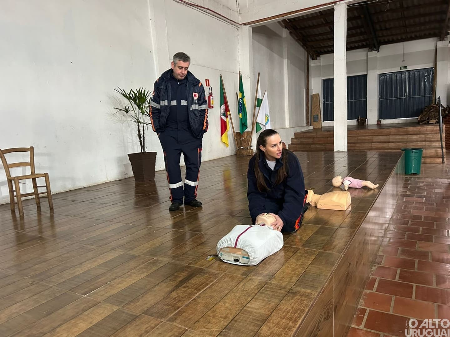 SAMU capacita profissionais da educação de Palmeira das Missões