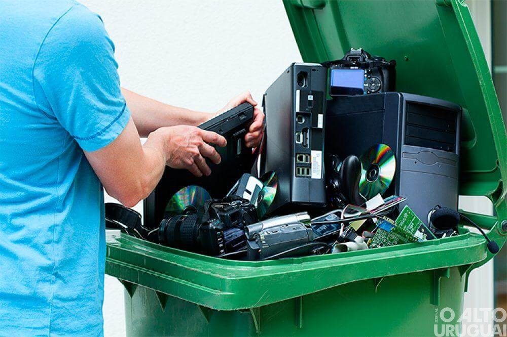 Rodeio Bonito: coleta de lixo eletrônico, vidros é lâmpadas é neste sábado