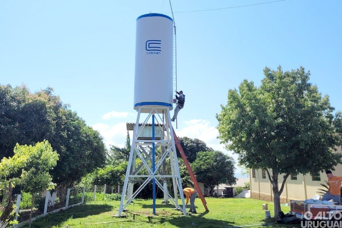 Corsan melhora estrutura no município de Pinheirinho do Vale
