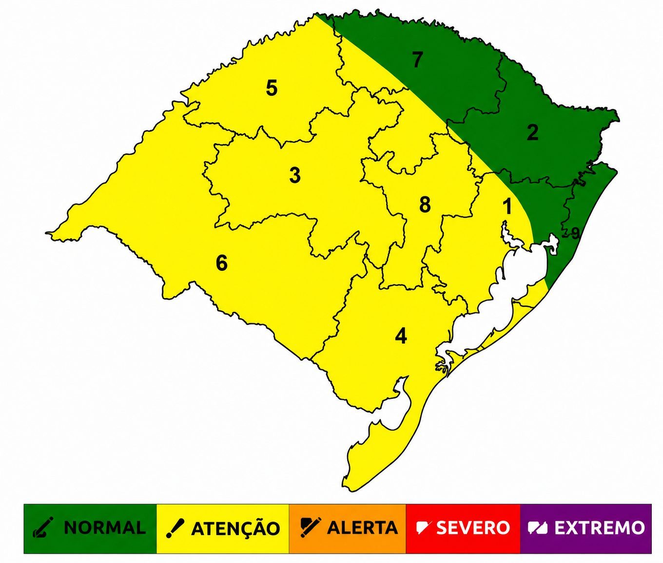 Norte do RS terá sexta-feira de calor e tempo firme
