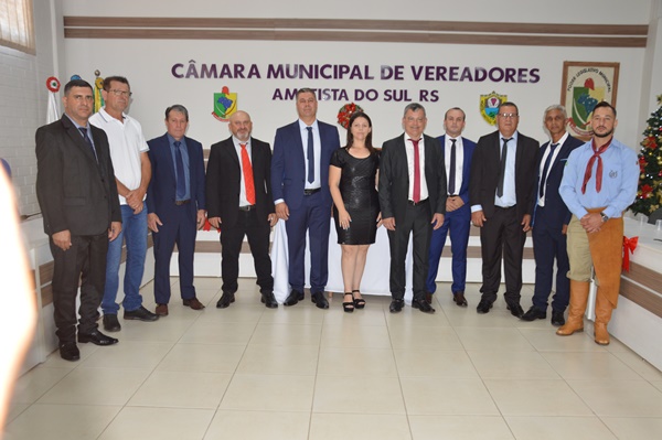 Posse dos eleitos do município de Ametista do Sul