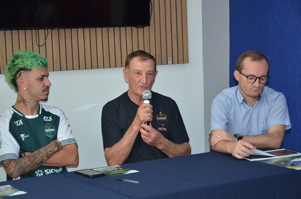 Coletiva de Imprensa Guarani e URI/FW - Jogo Festivo Falcão e Tropa do Raio