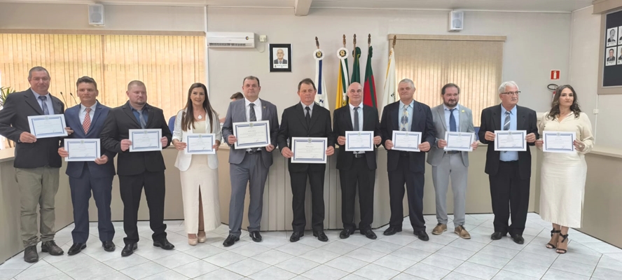 Diplomação dos eleitos em Planalto