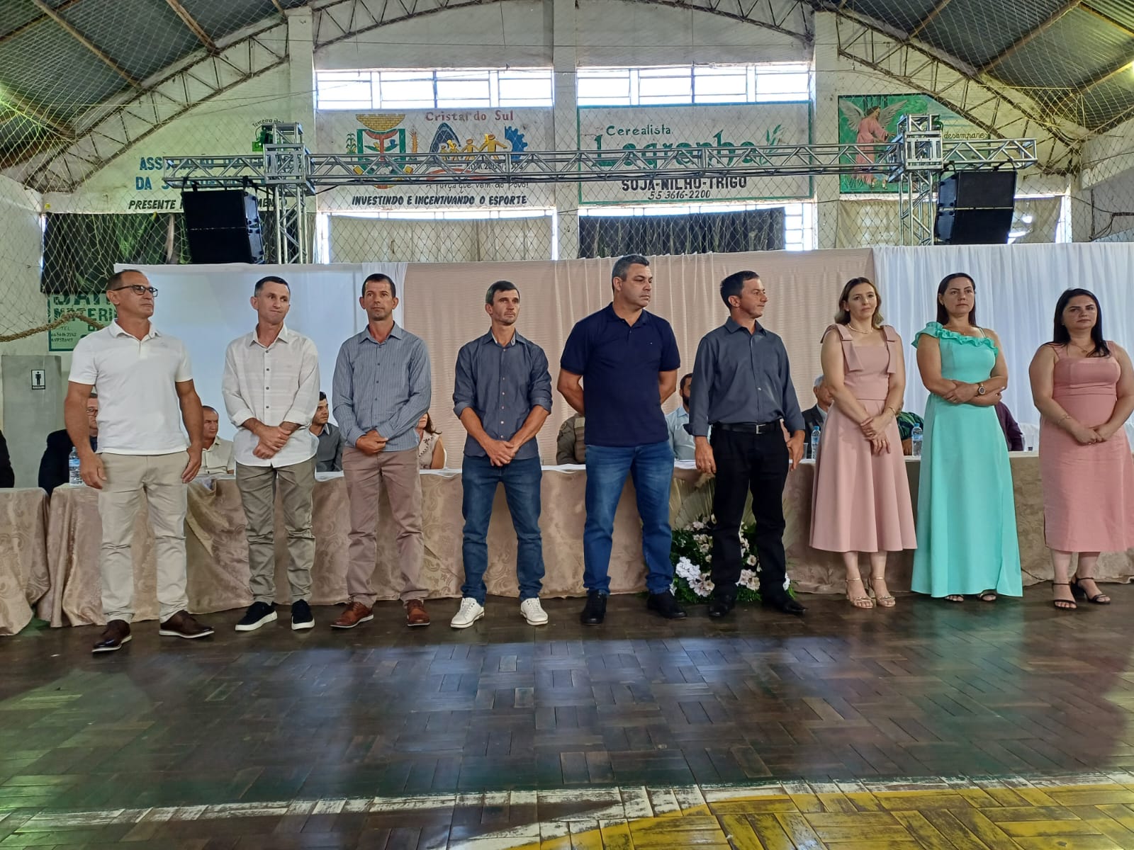Posse dos eleitos do município de Cristal do Sul