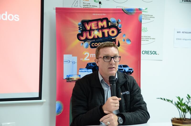 Lançamento campanha Vem Junto Cooperar da Cresol Raiz