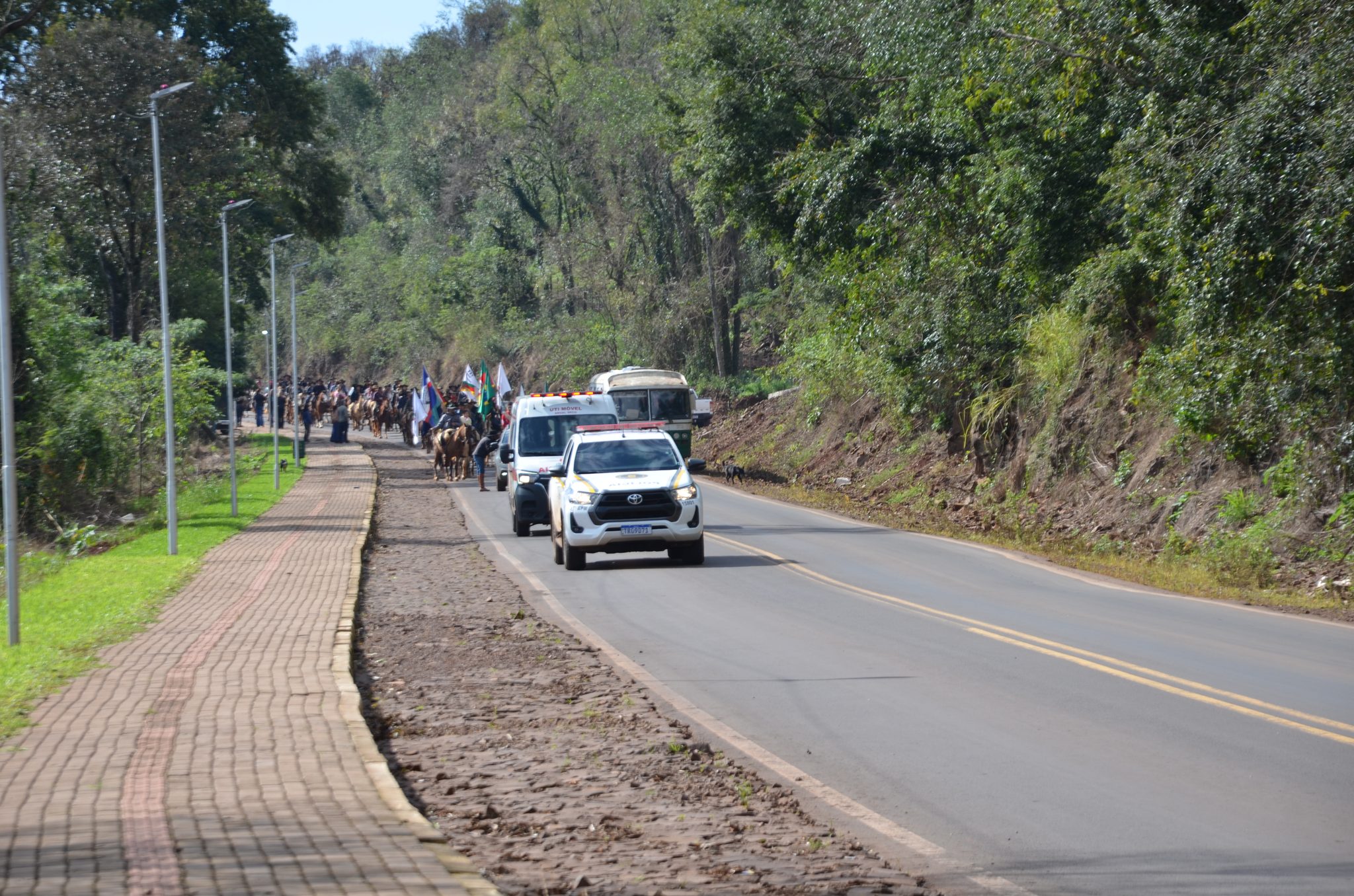 Erval Seco - Chegada do 34º Bate-Casco