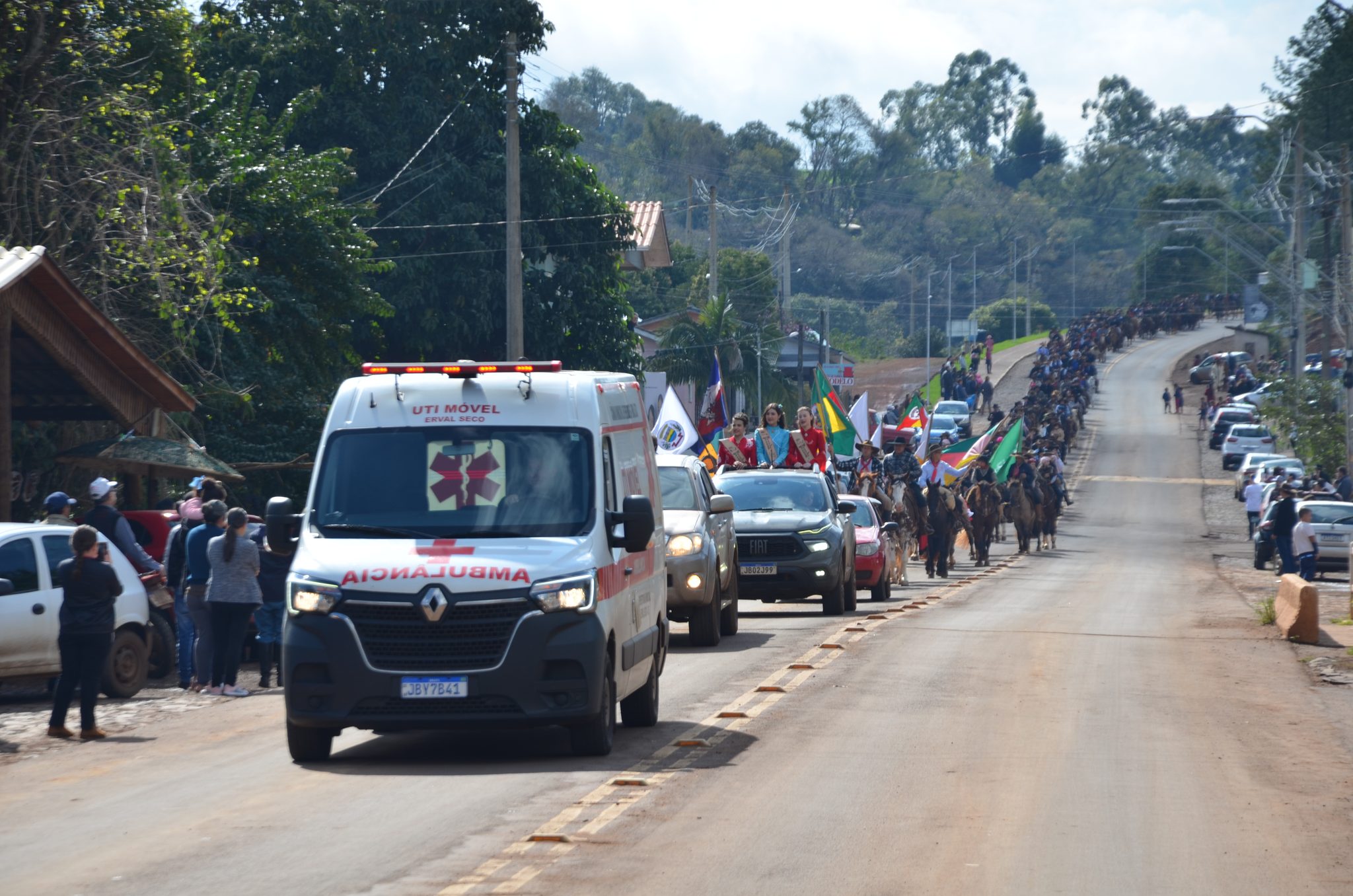 Erval Seco - Chegada do 34º Bate-Casco