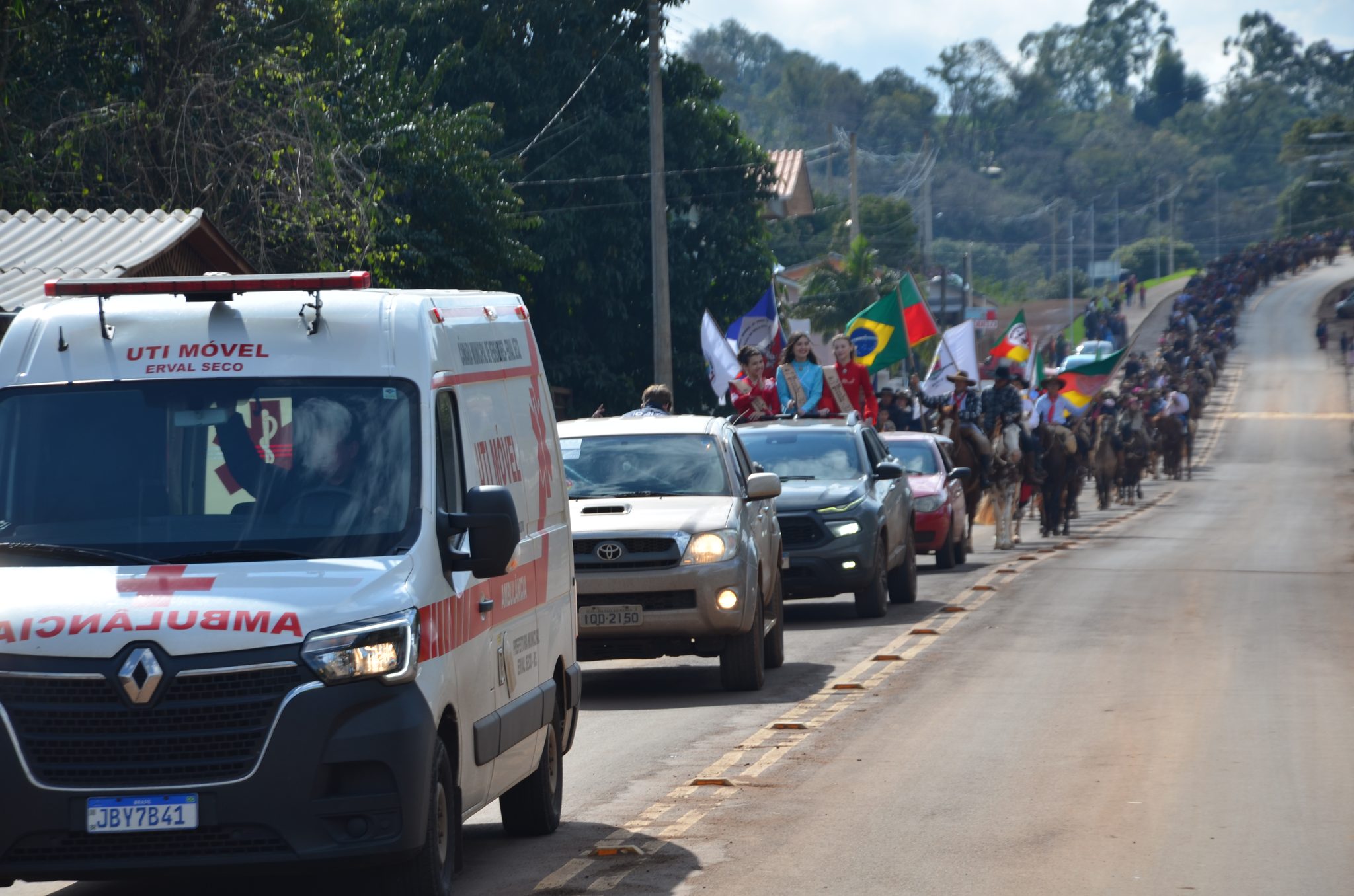 Erval Seco - Chegada do 34º Bate-Casco