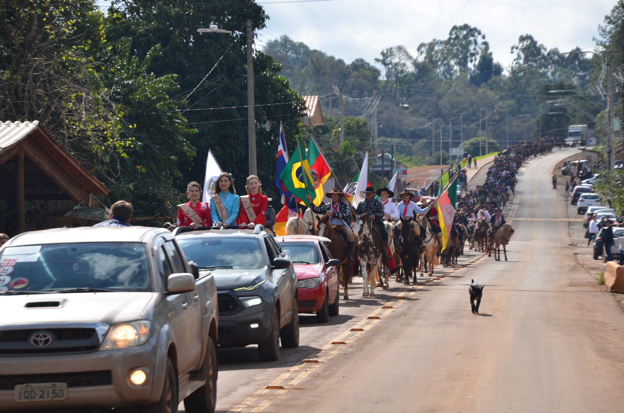 Erval Seco - Chegada do 34º Bate-Casco