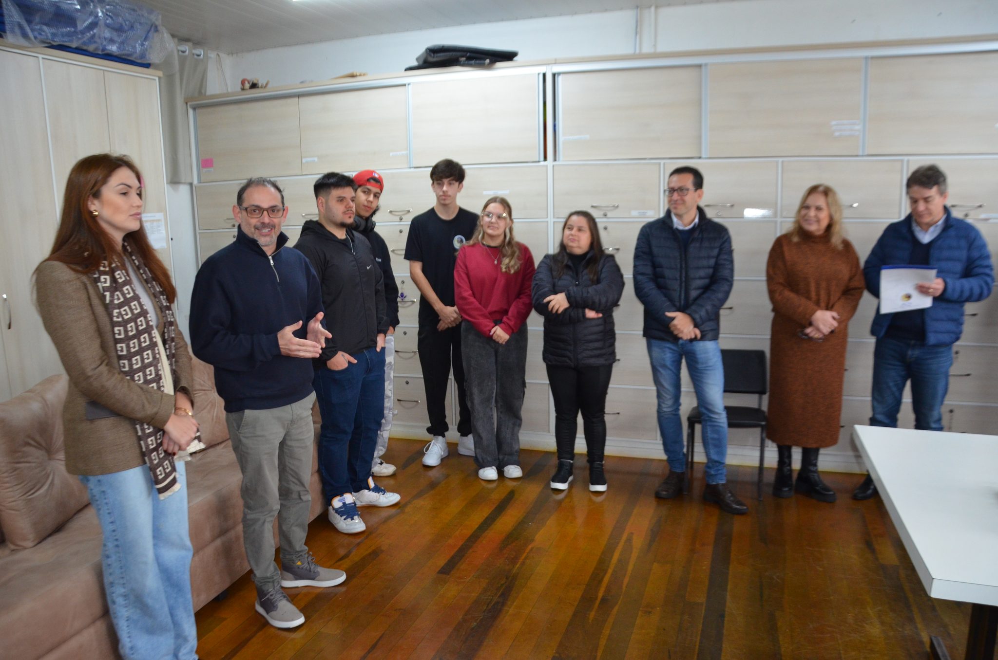 FW - visita do presidente do MDB Vilmar Zanchin