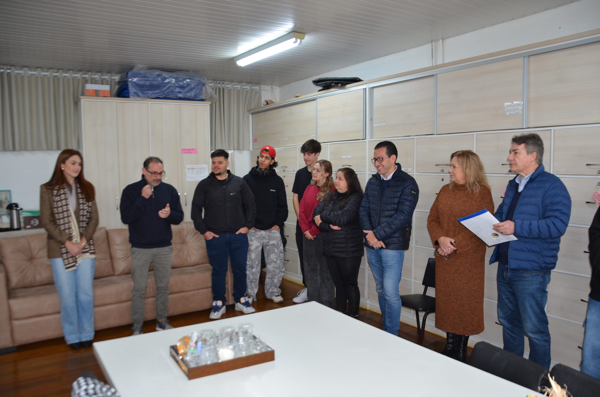 FW - visita do presidente do MDB Vilmar Zanchin