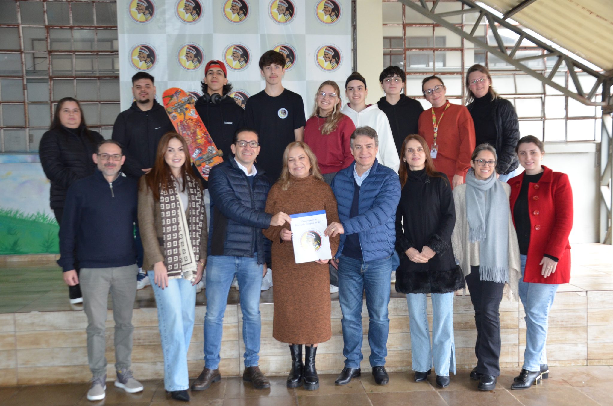 FW - visita do presidente do MDB Vilmar Zanchin