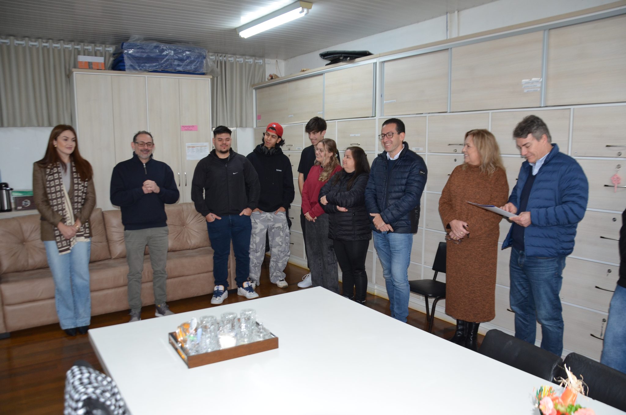 FW - visita do presidente do MDB Vilmar Zanchin