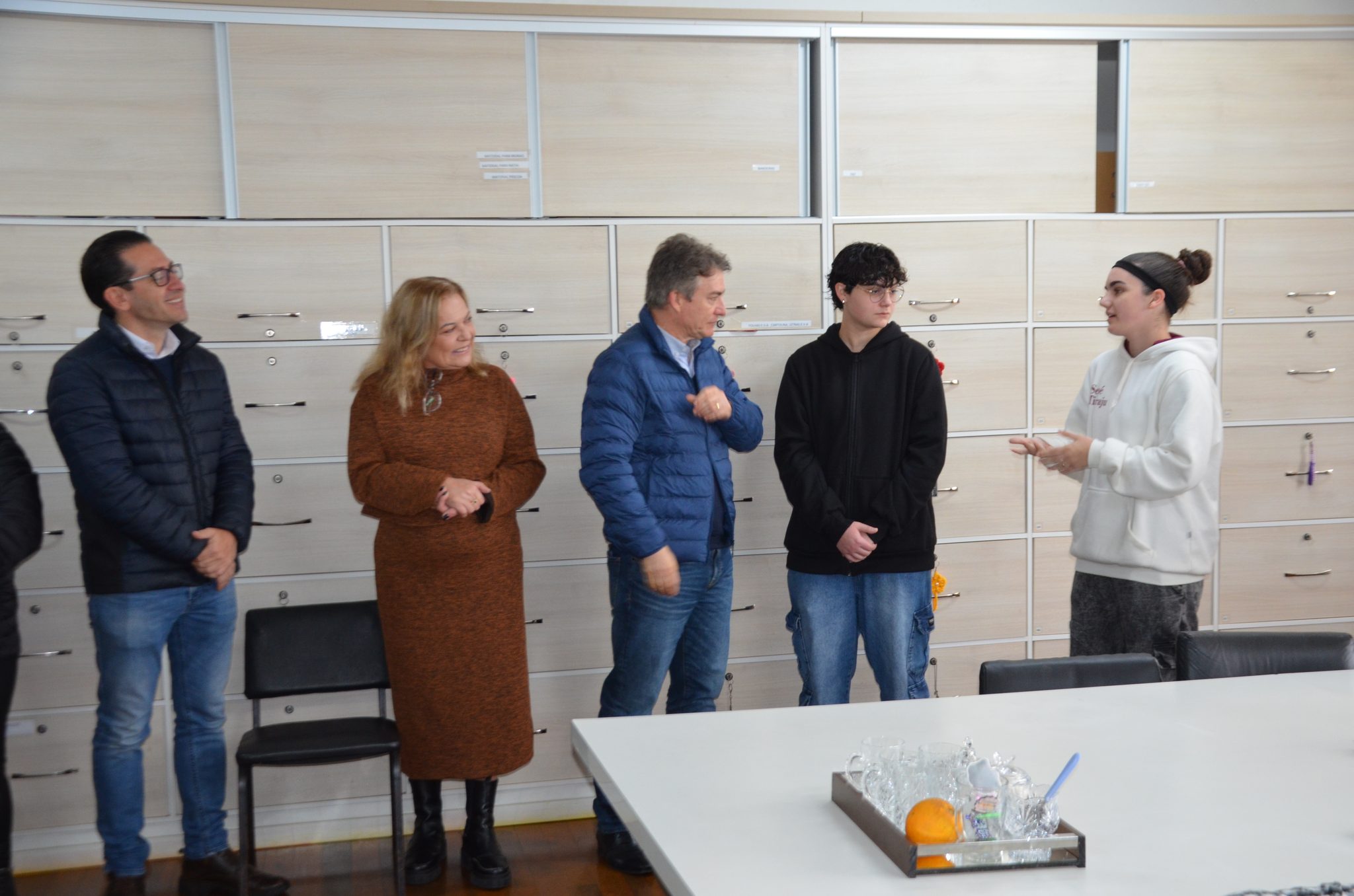 FW - visita do presidente do MDB Vilmar Zanchin