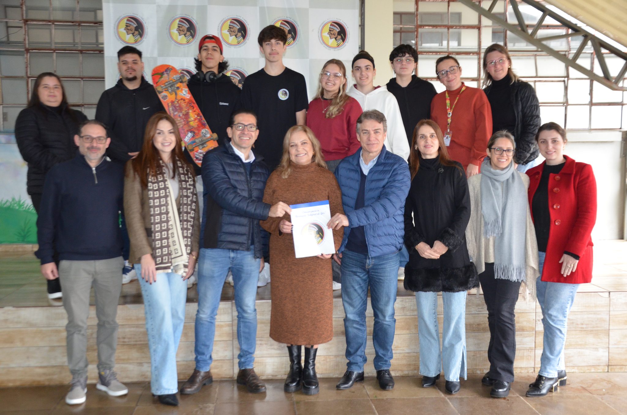 FW - visita do presidente do MDB Vilmar Zanchin