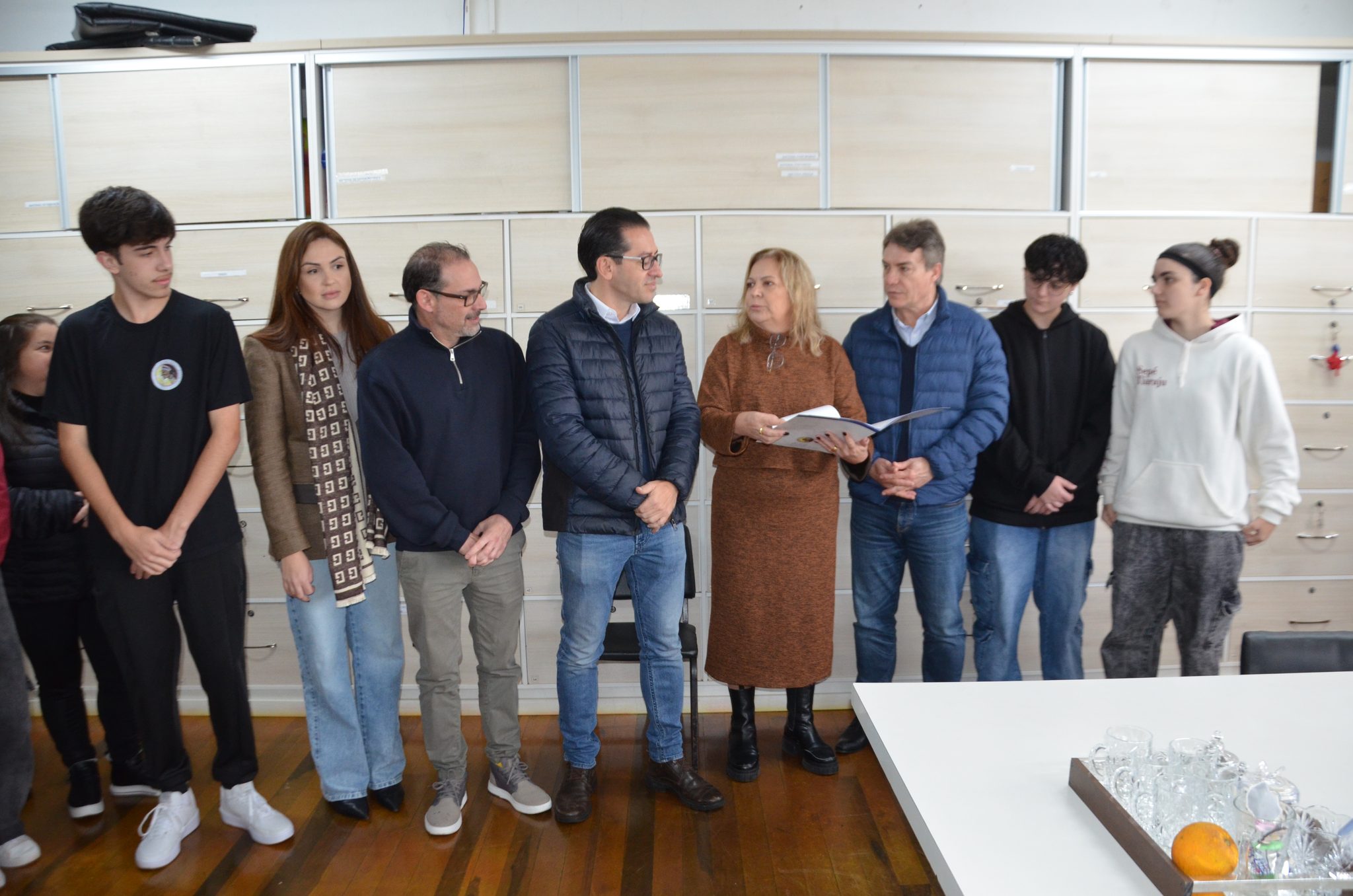 FW - visita do presidente do MDB Vilmar Zanchin
