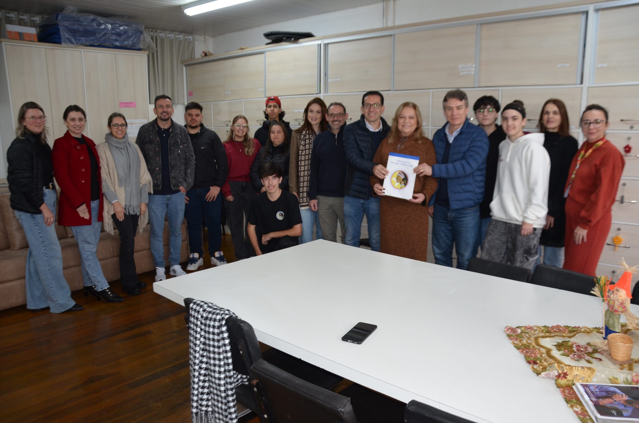 FW - visita do presidente do MDB Vilmar Zanchin