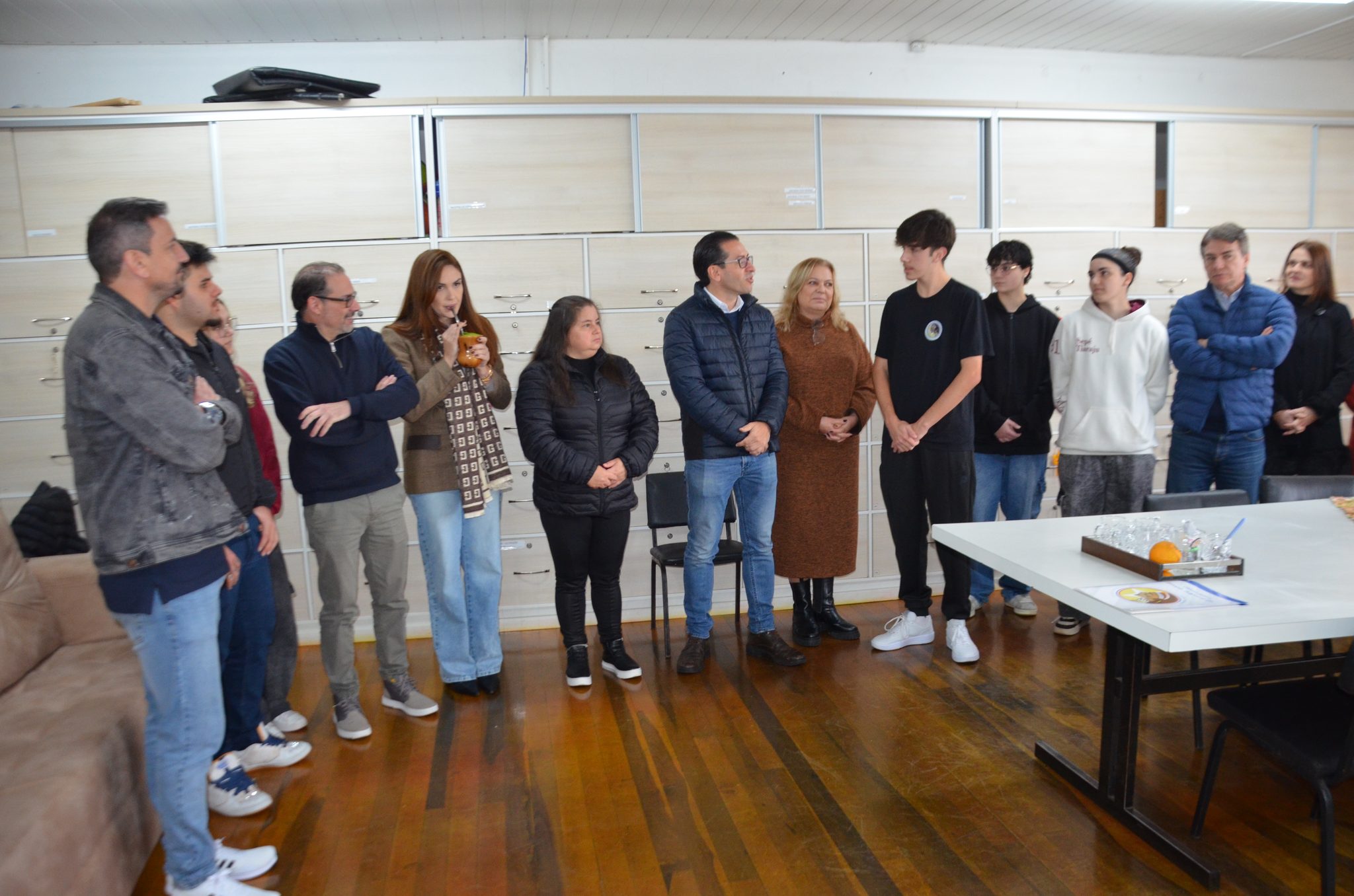 FW - visita do presidente do MDB Vilmar Zanchin