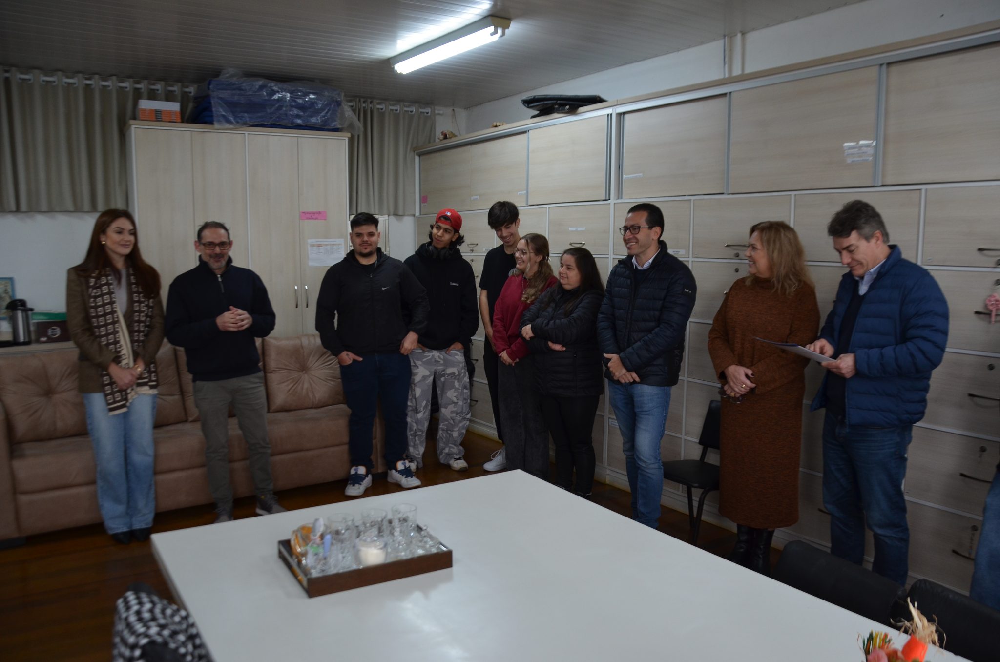 FW - visita do presidente do MDB Vilmar Zanchin