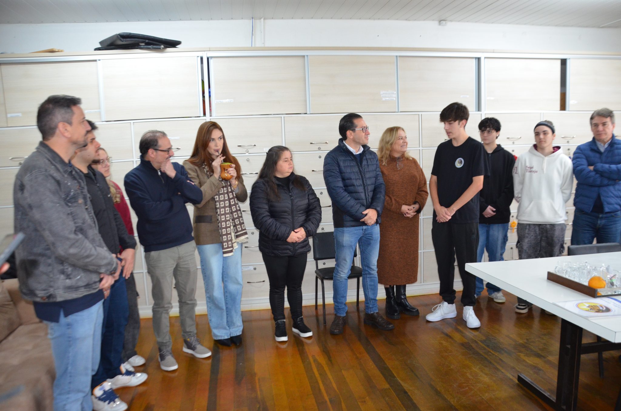 FW - visita do presidente do MDB Vilmar Zanchin