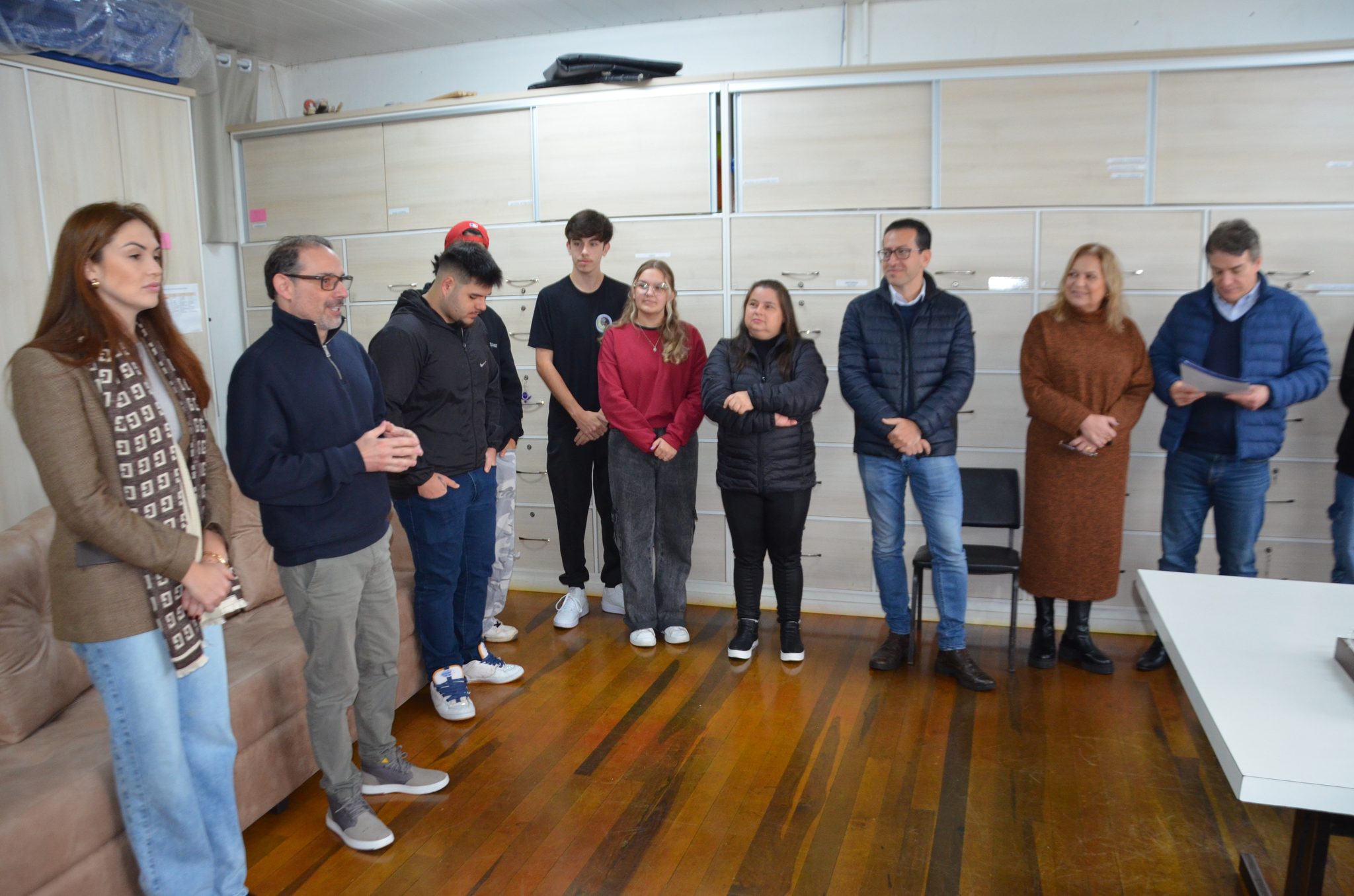FW - visita do presidente do MDB Vilmar Zanchin