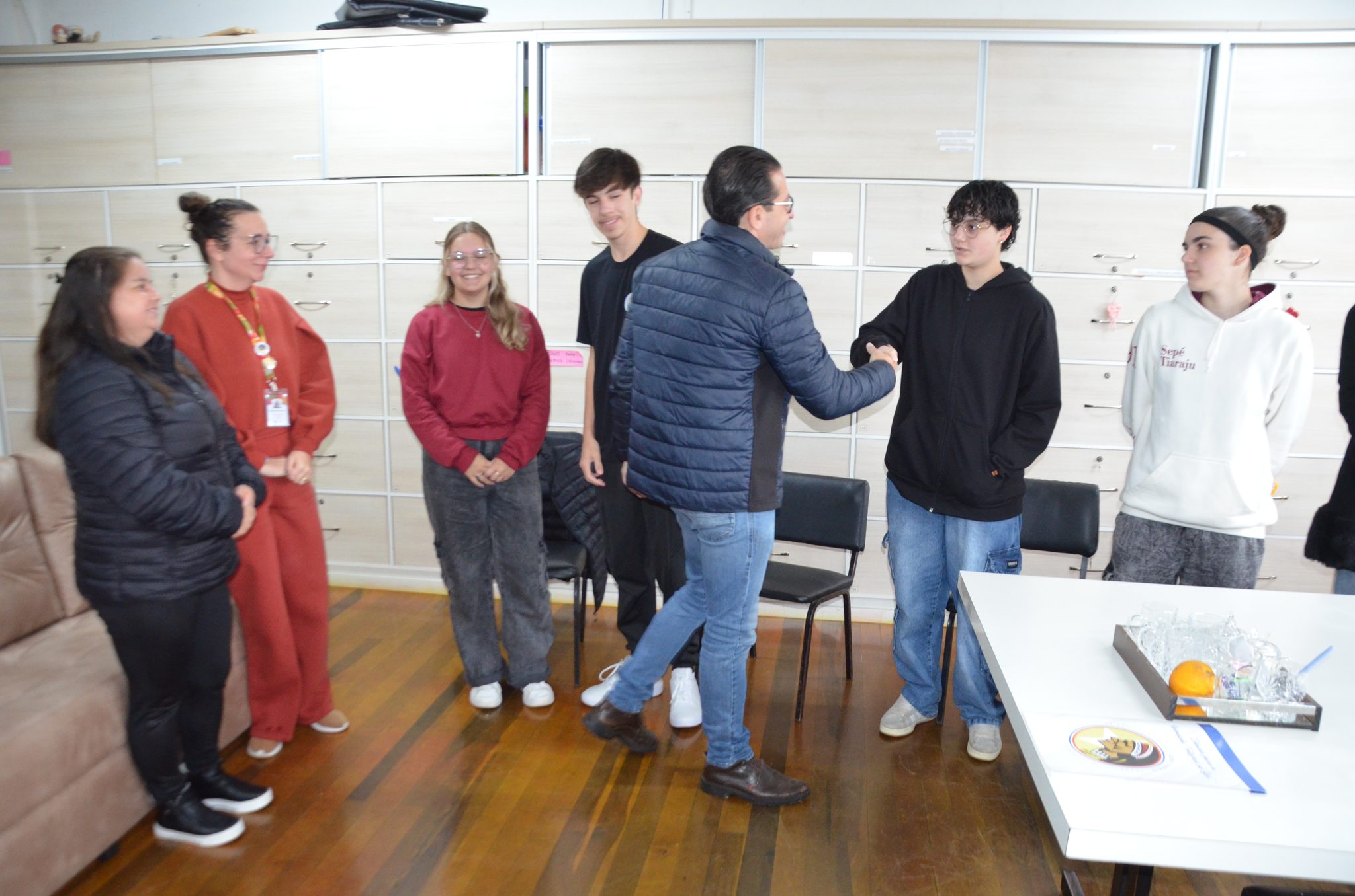 FW - visita do presidente do MDB Vilmar Zanchin