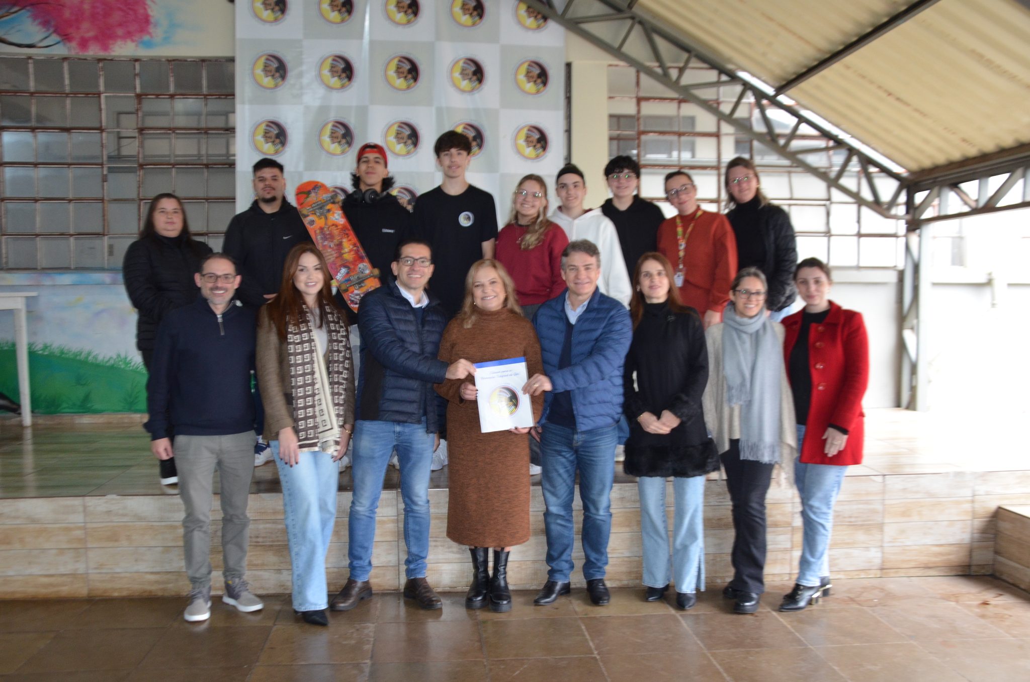 FW - visita do presidente do MDB Vilmar Zanchin