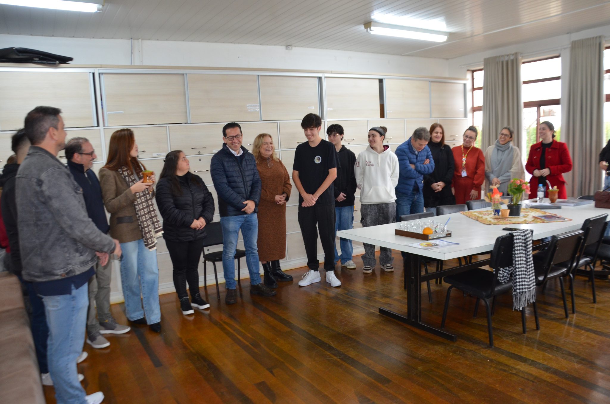 FW - visita do presidente do MDB Vilmar Zanchin