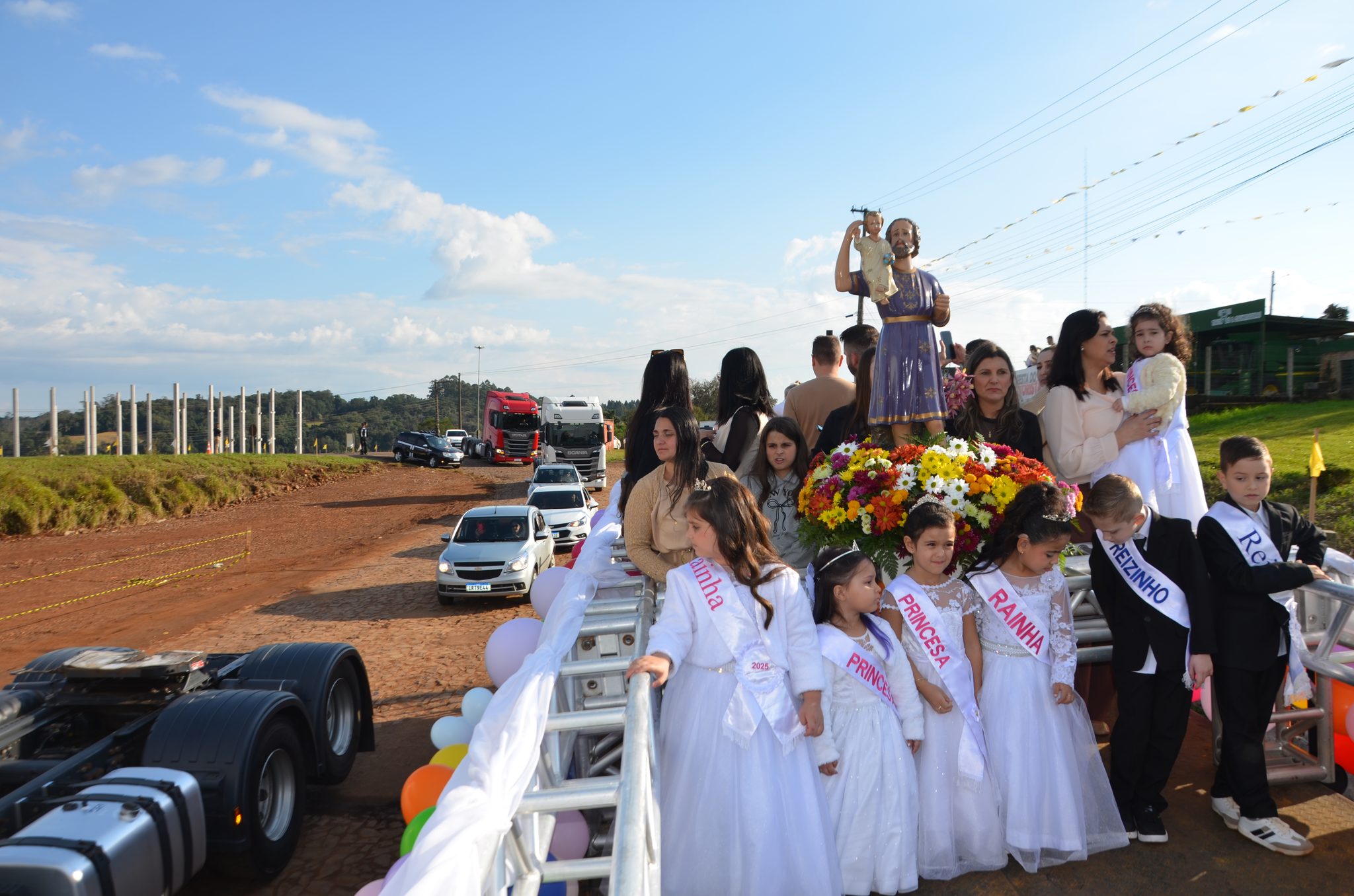 Festa do Colono e Motorista da comunidade São Cristóvão de FW