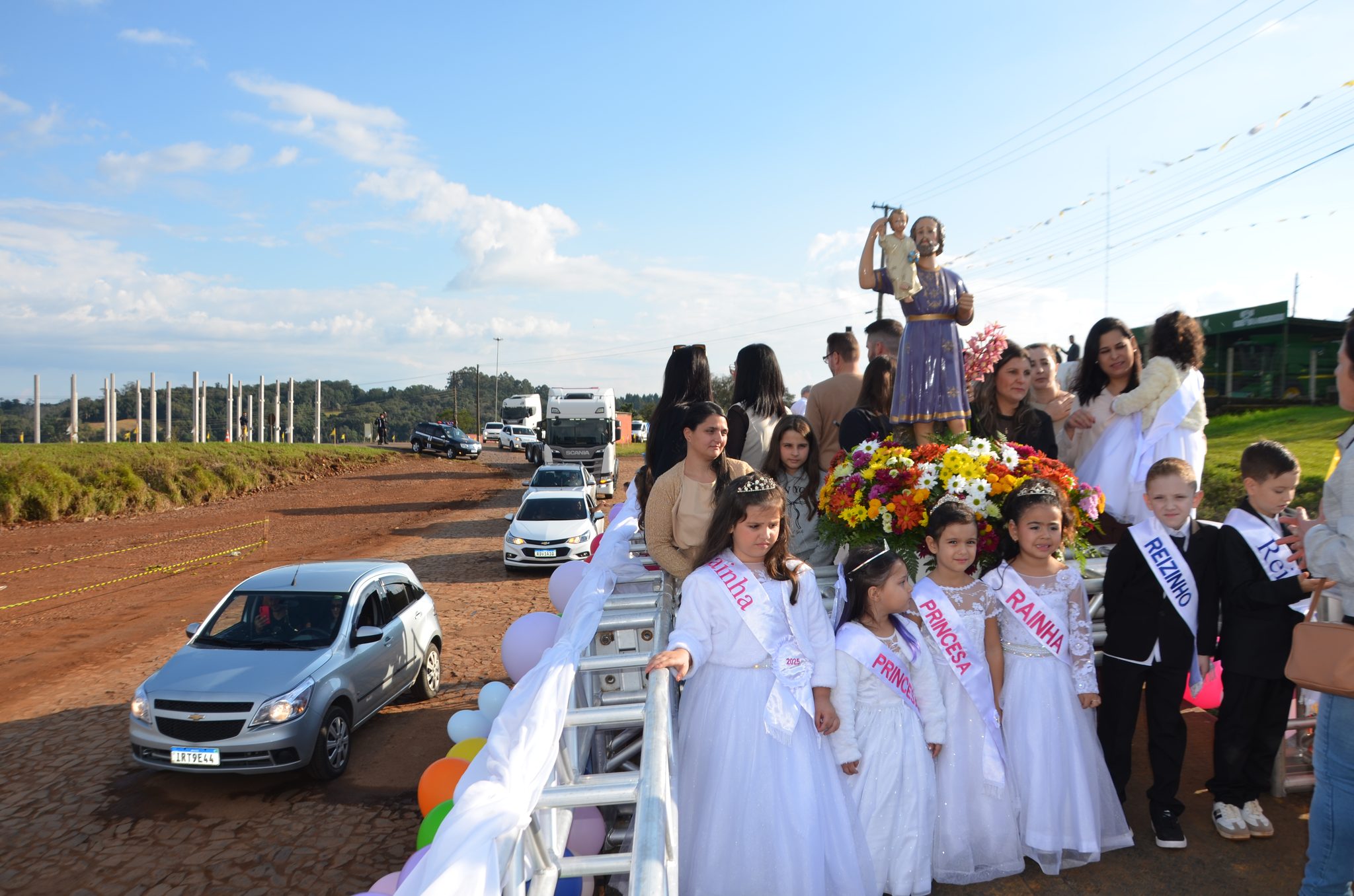 Festa do Colono e Motorista da comunidade São Cristóvão de FW