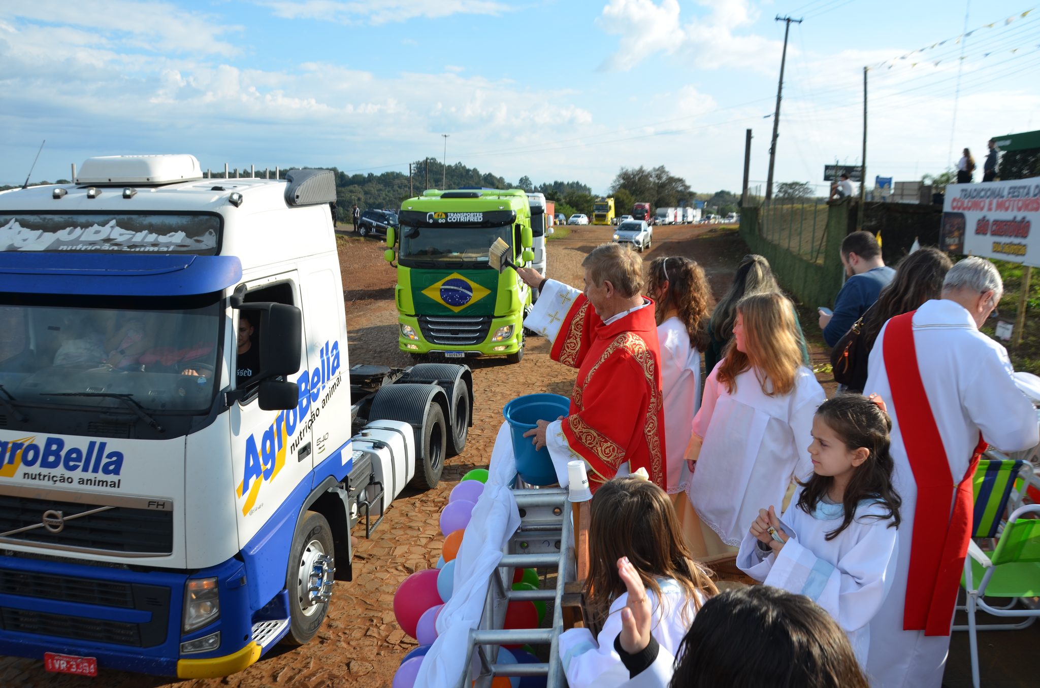 Festa do Colono e Motorista da comunidade São Cristóvão de FW