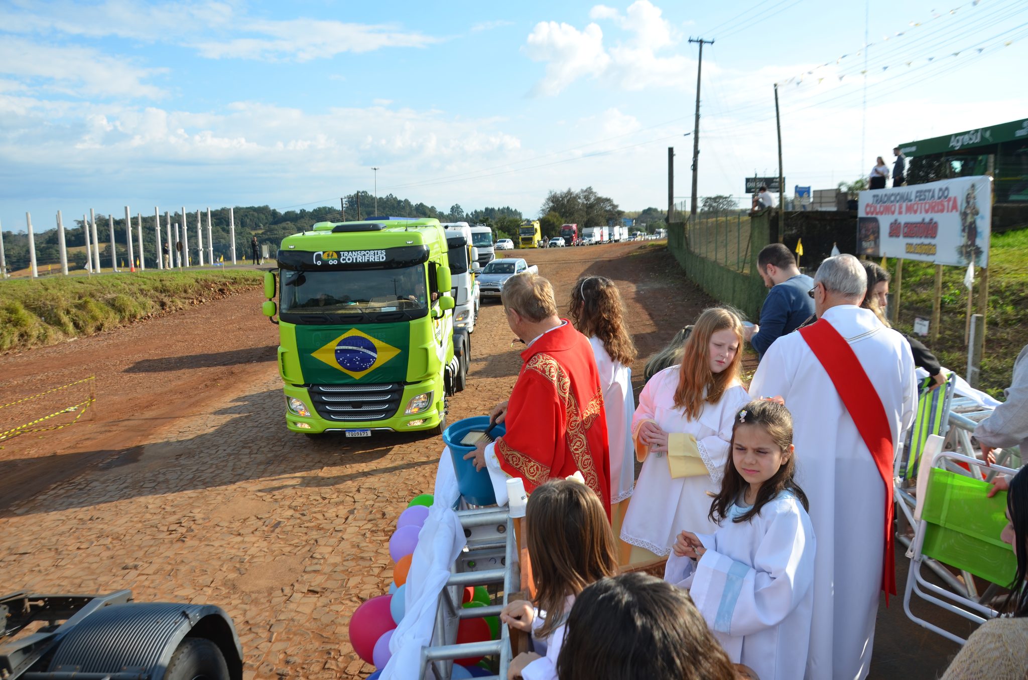 Festa do Colono e Motorista da comunidade São Cristóvão de FW
