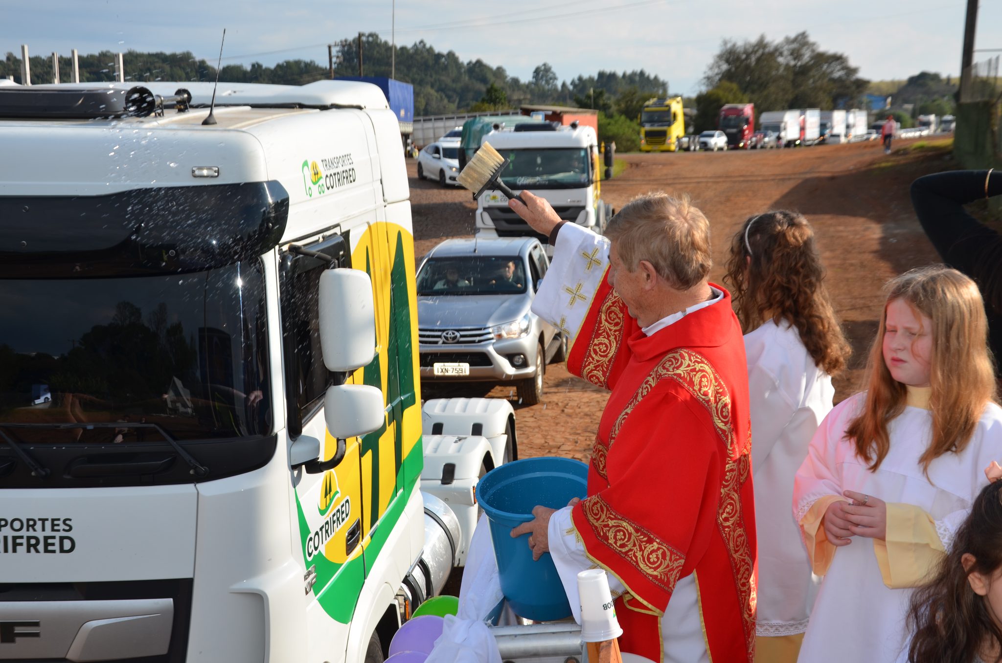 Festa do Colono e Motorista da comunidade São Cristóvão de FW