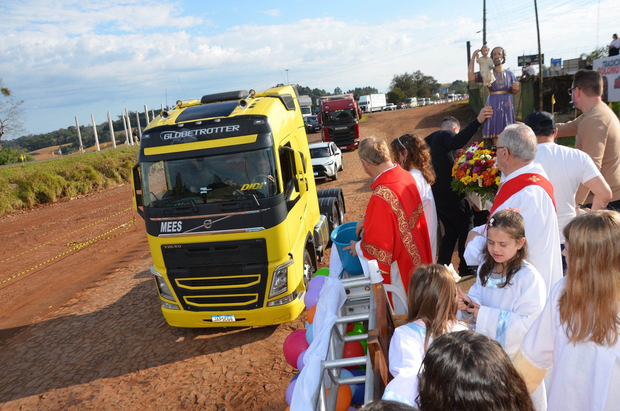 Festa do Colono e Motorista da comunidade São Cristóvão de FW