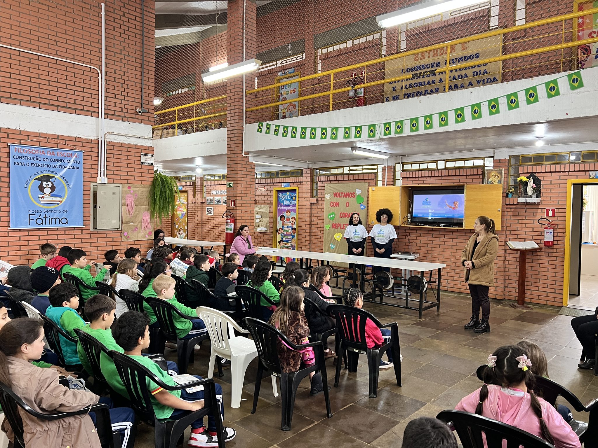 Água Limpa, Futuro Sustentável: Escola Estadual de Ensino Fundamental Nossa Senhora Fátima
