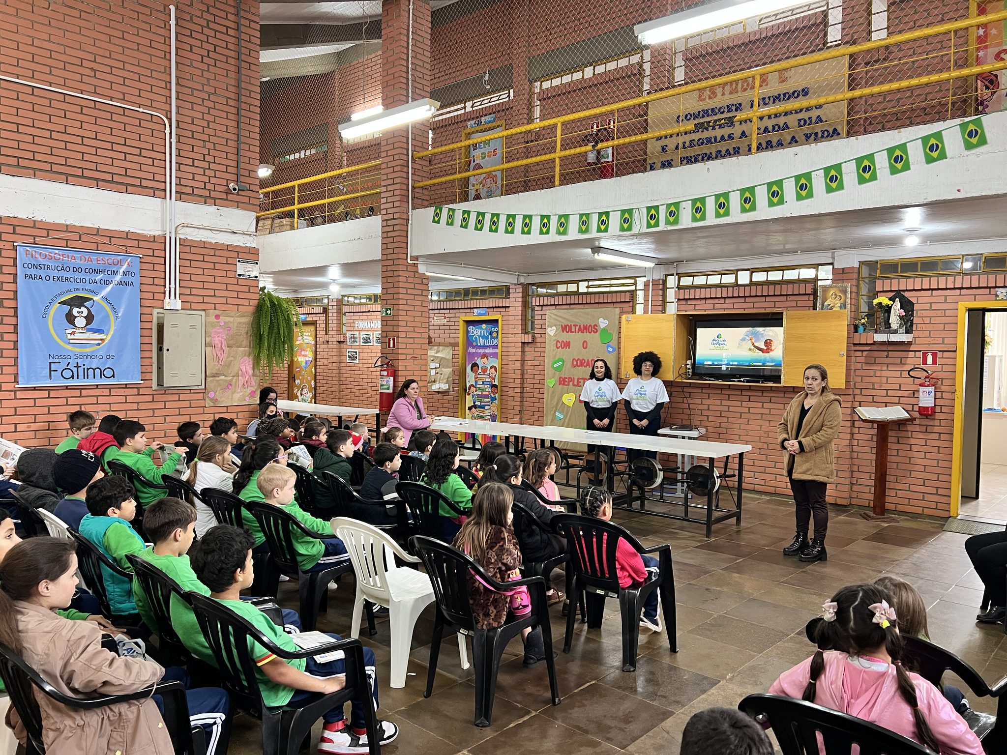 Água Limpa, Futuro Sustentável: Escola Estadual de Ensino Fundamental Nossa Senhora Fátima