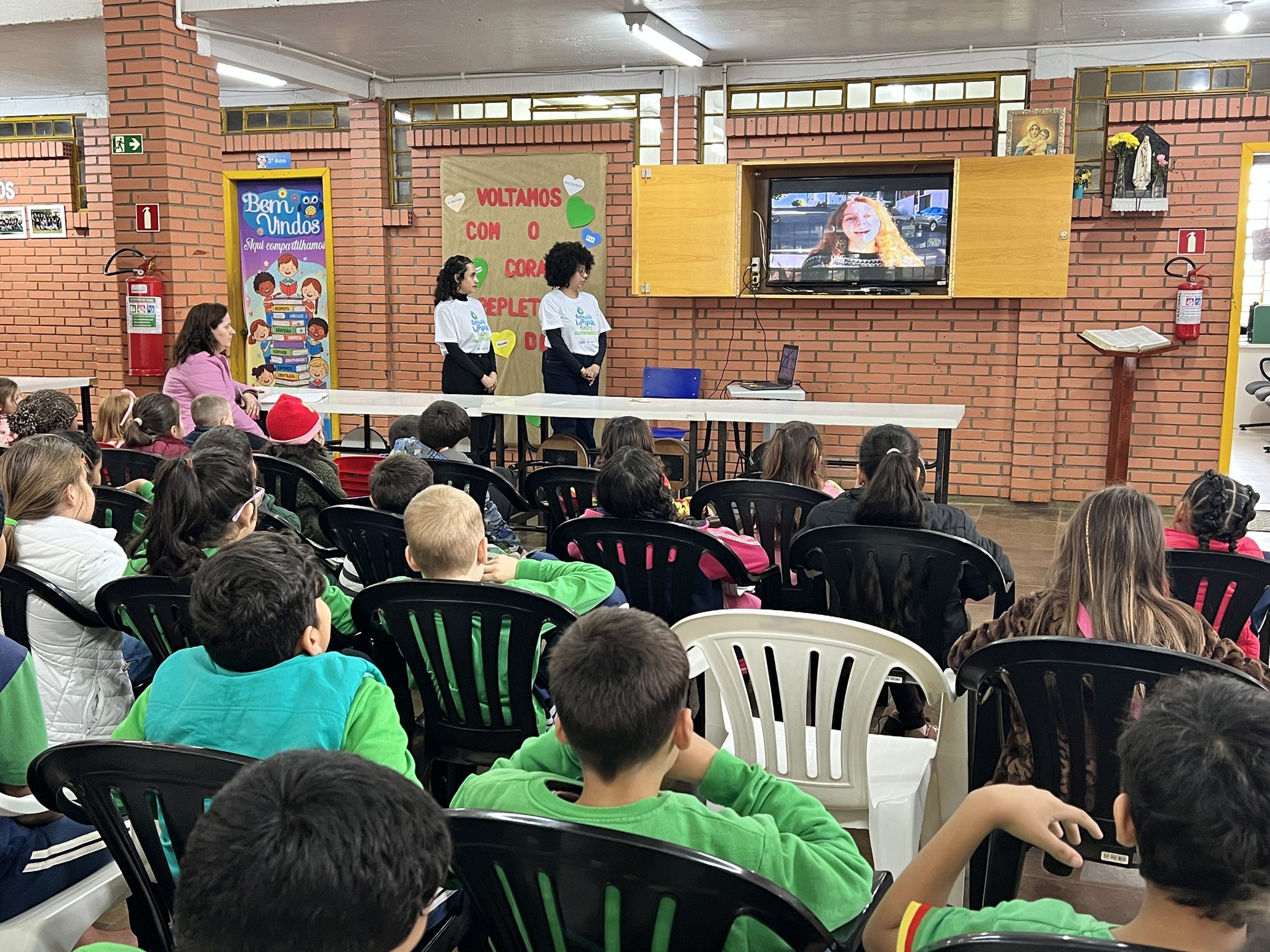 Água Limpa, Futuro Sustentável: Escola Estadual de Ensino Fundamental Nossa Senhora Fátima