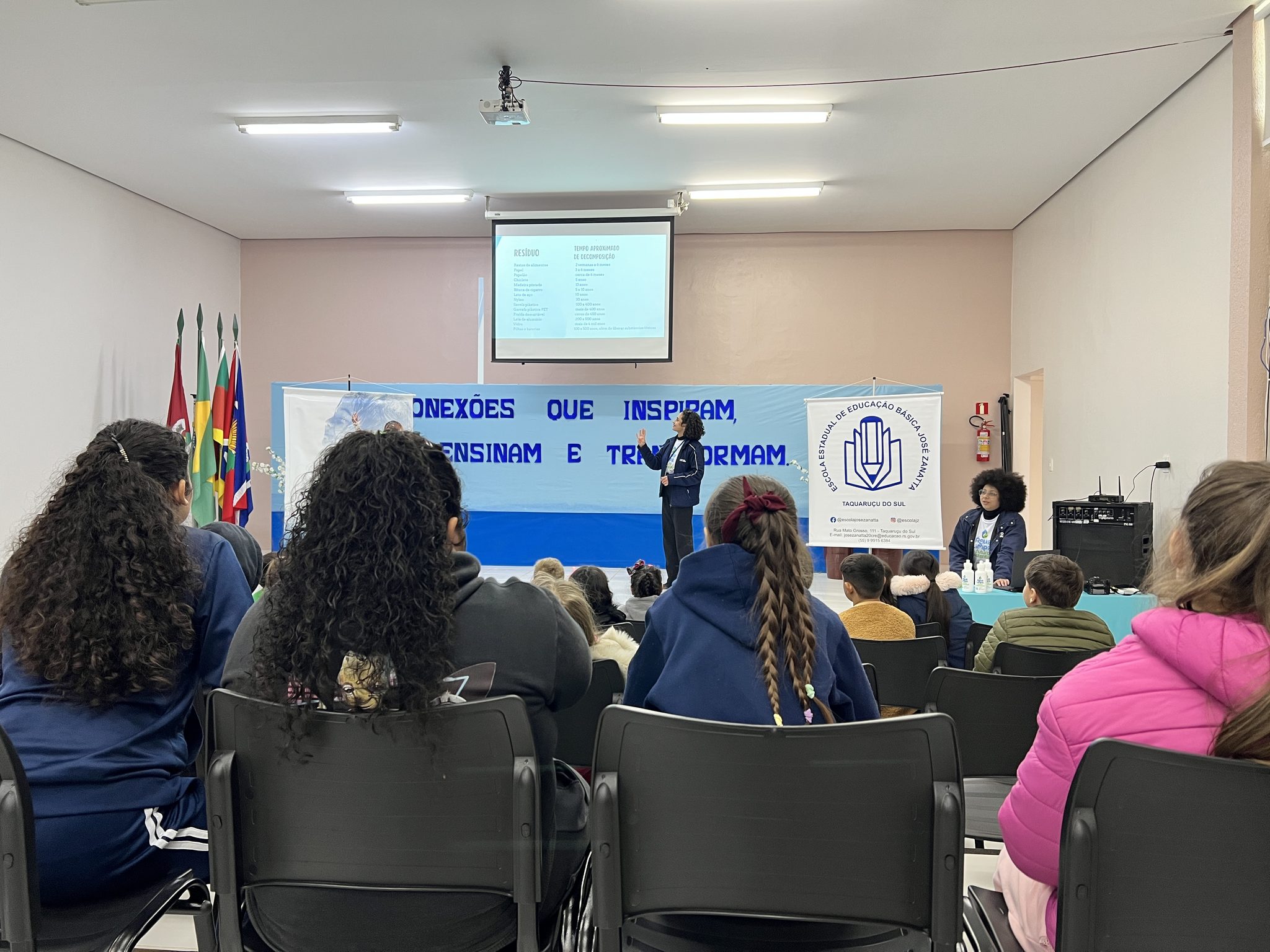 Taquaruçu do Sul – Água Limpa, Futuro Sustentável: Escola José Zanatta
