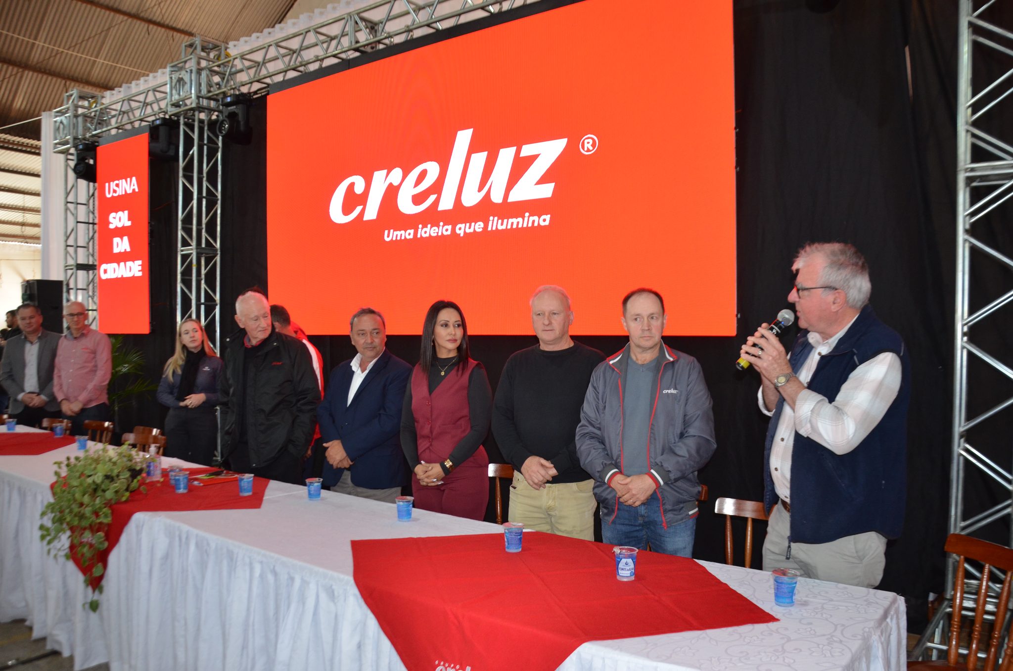 Jaboticaba - Creluz lançamento da Usina Solar Sol da Cidade