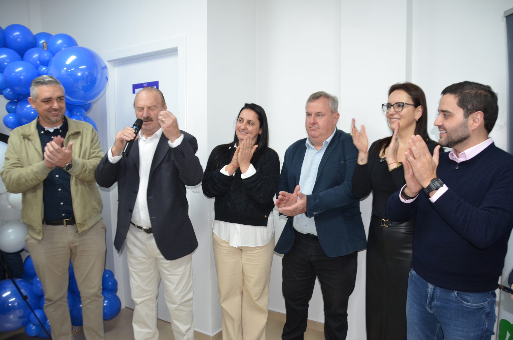 Inauguração da nova ala de saúde mental no Hospital Santa Terezinha, em Palmitinho
