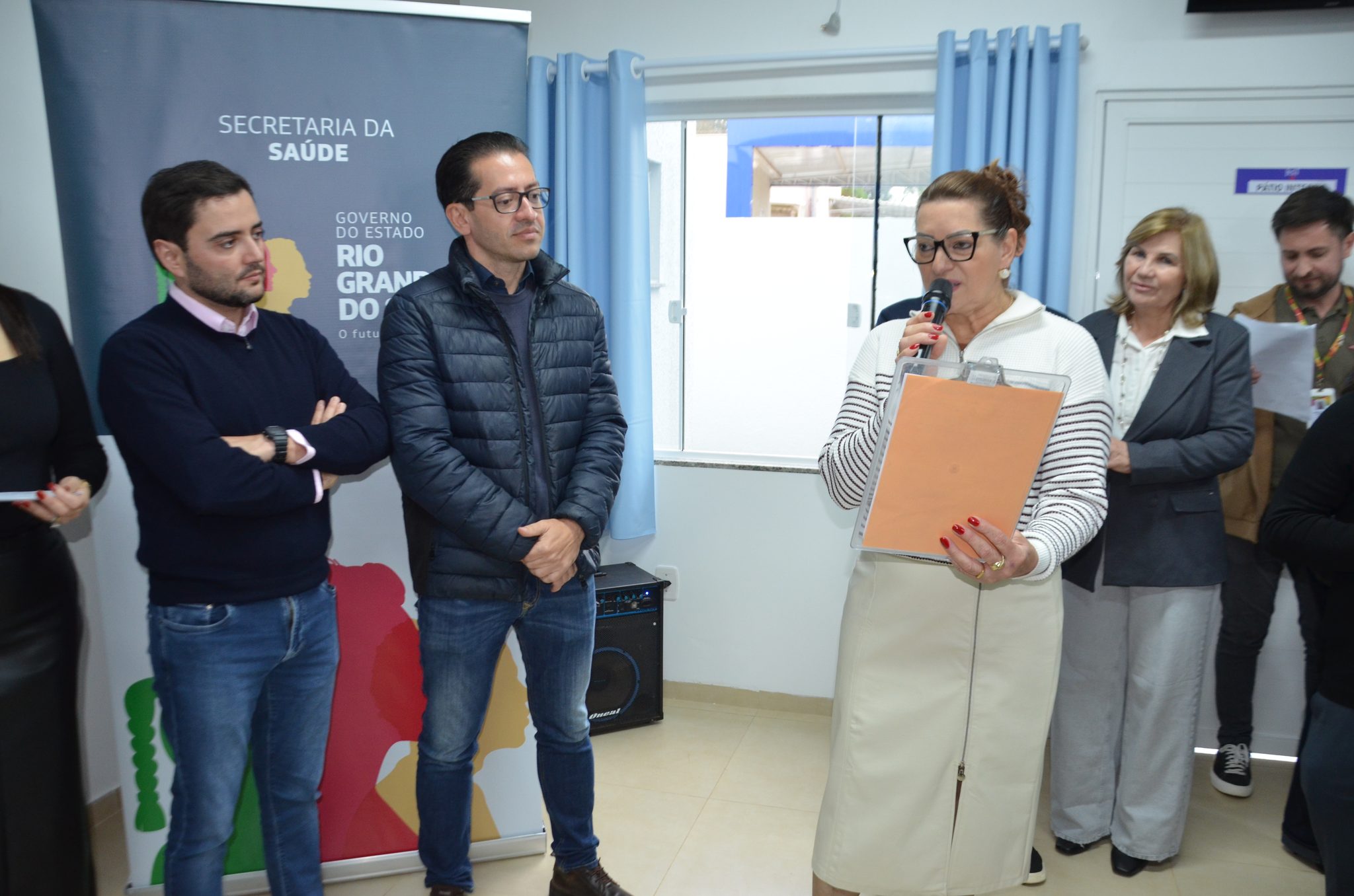 Inauguração da nova ala de saúde mental no Hospital Santa Terezinha, em Palmitinho